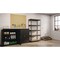 Alera 36 in. x 18 in. x 72 in. 5-Shelf Steel Shelving Unit with Particleboard Shelves - Black